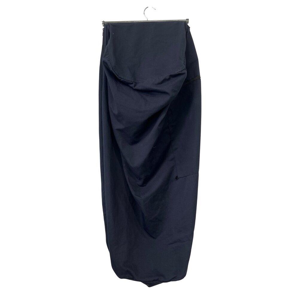 Full Zip Garment Storage Bag Metal Frame Navy Blue Travel Clothes Storage